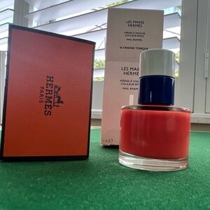 BN Hermes nail polish Orange Tonique